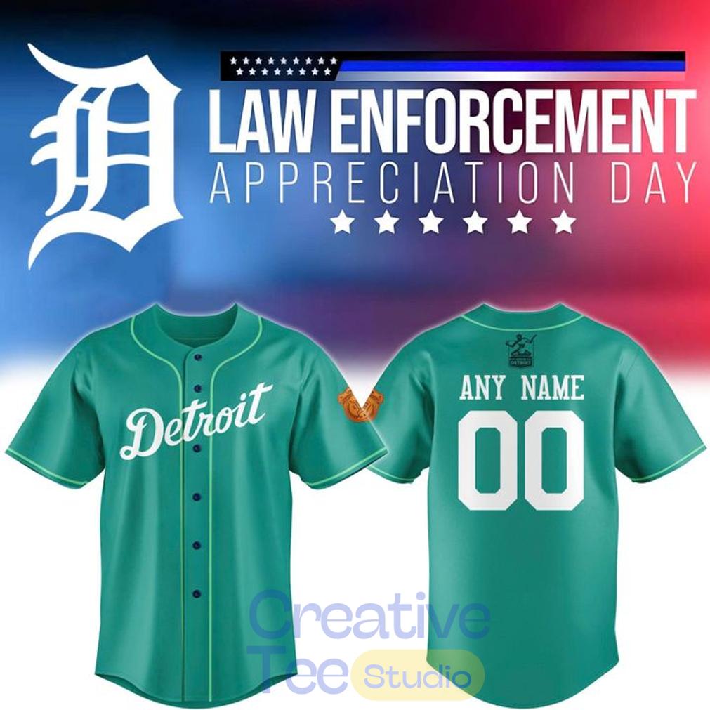 Detroit Tigers 2026 Law Enforcement Appreciation Night Baseball Jersey