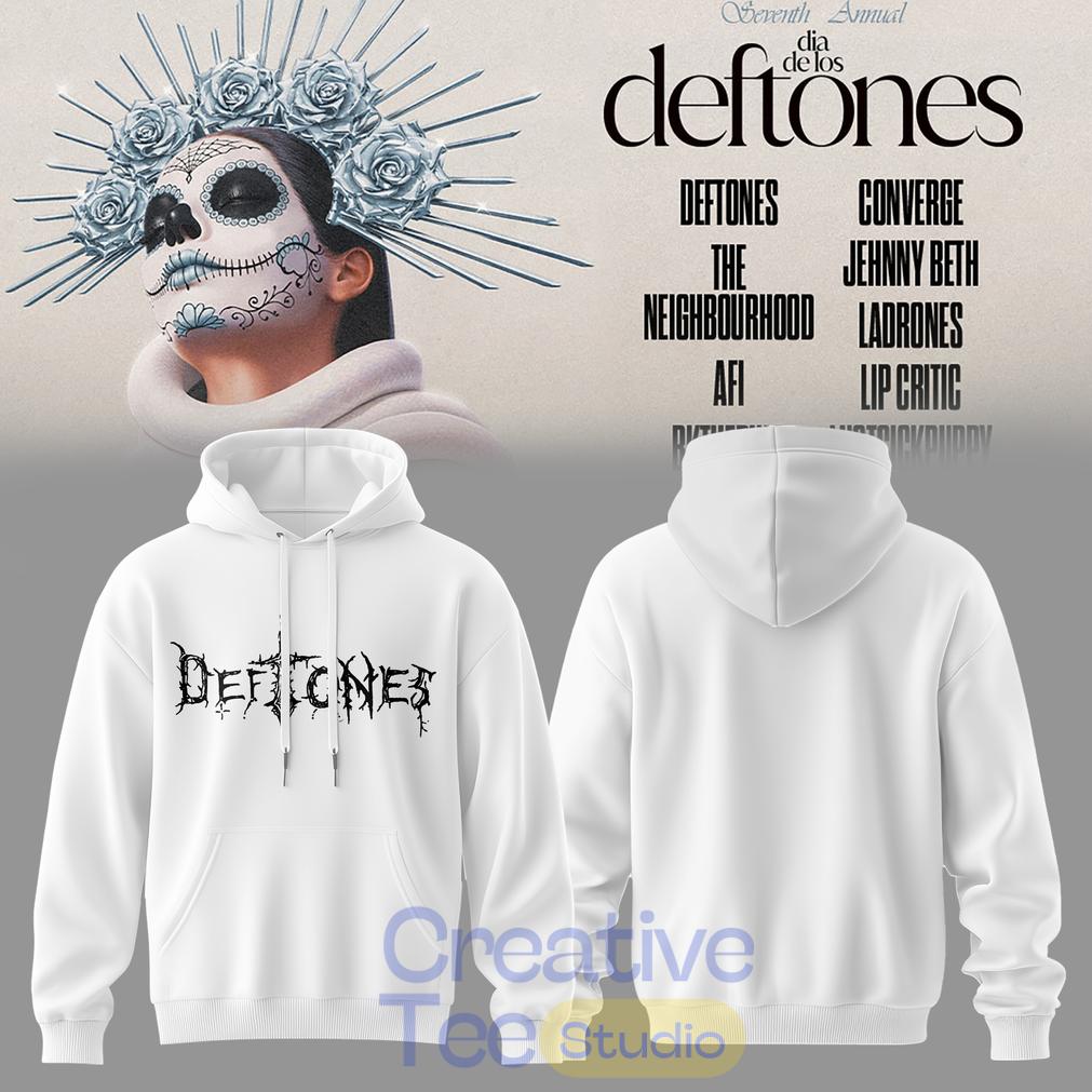 Dia De Los Deftones 2026 White Edition Hoodie