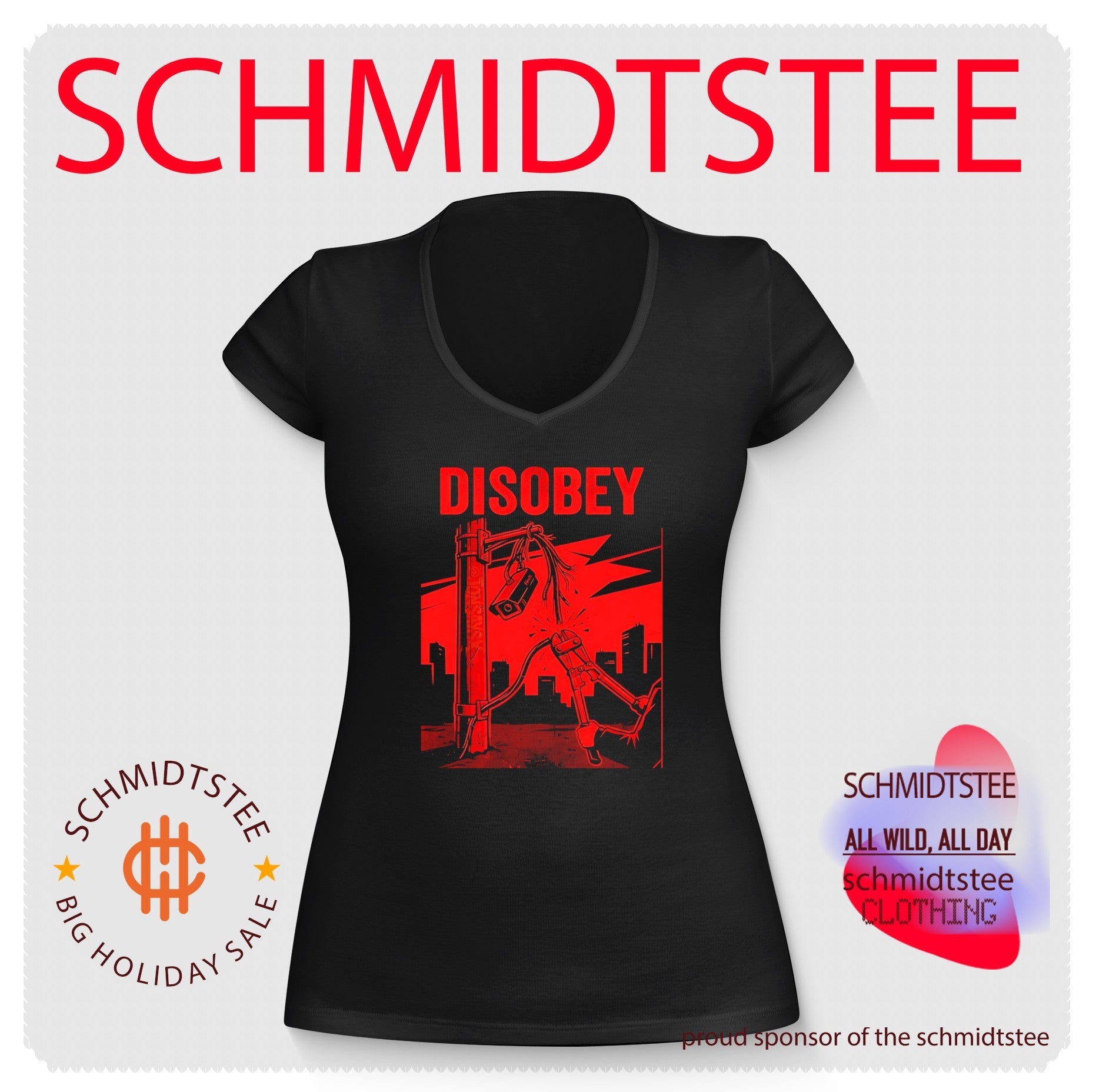 Disobey Surveillance Camera Wire Cutting Protest shirt