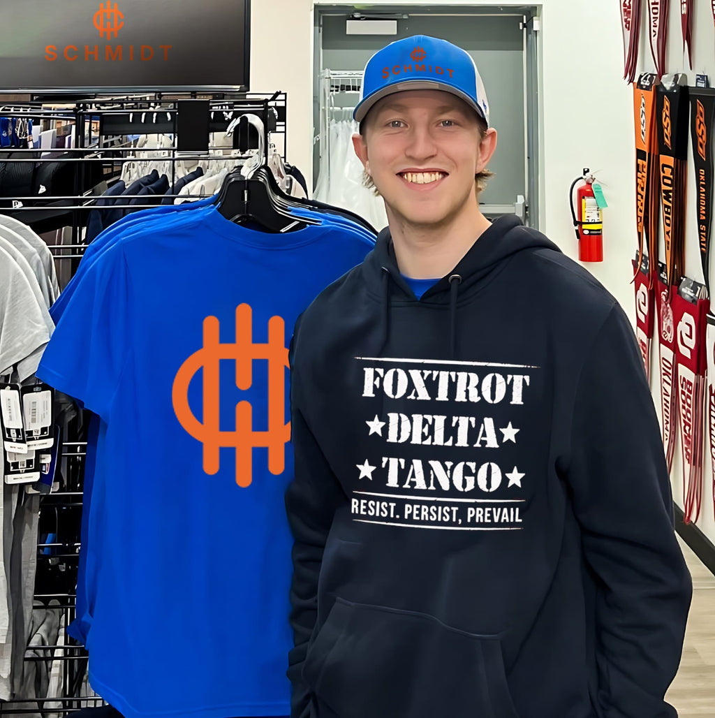 Distressed Foxtrot Delta Tango Resist Persist Prevail shirt