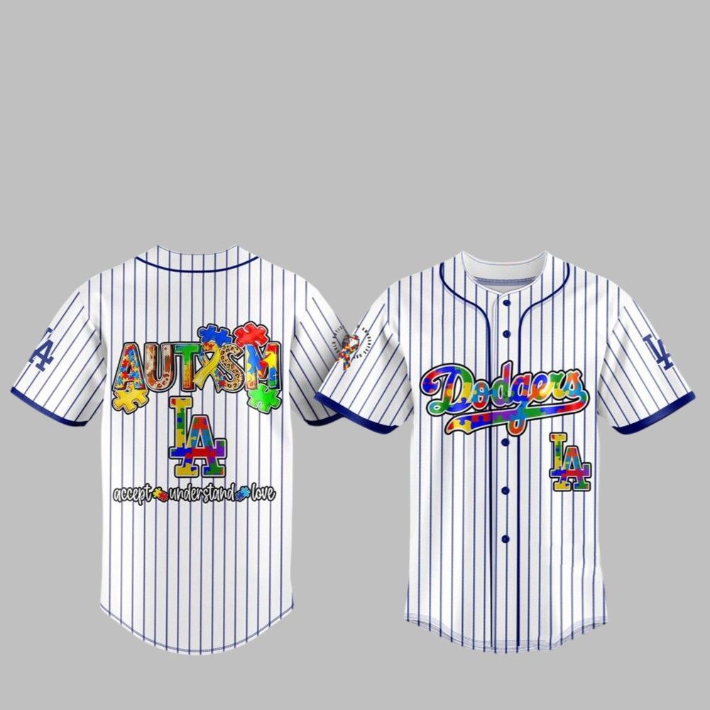 Dodgers x World Autism Awareness Day Special Jersey - Grishko.com