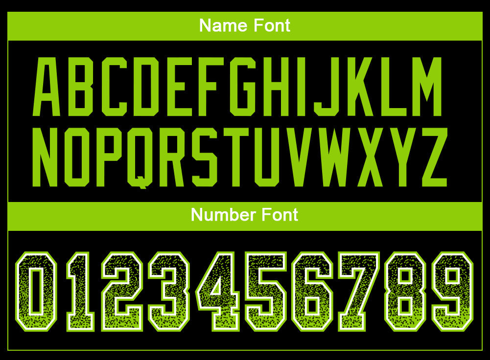 Custom Black Neon Green-White Drift Fashion Football Jersey