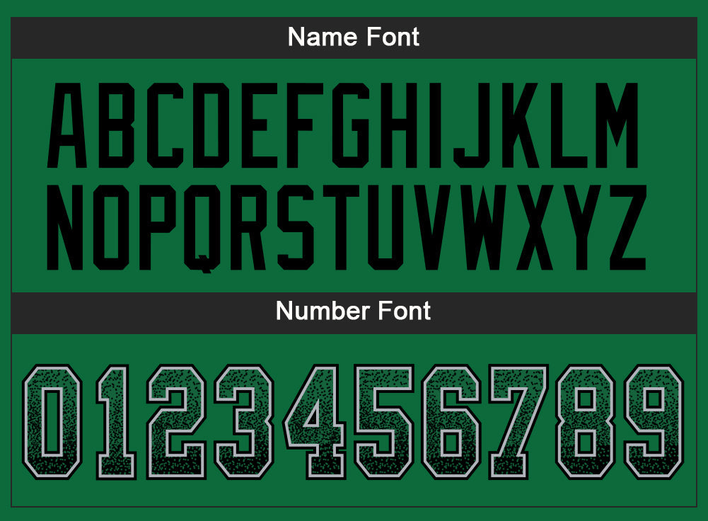 Custom Kelly Green Black-Gray Drift Fashion Football Jersey