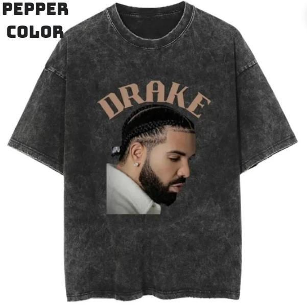 Drizzy Drake No.7 Vintage Hip Hop Clothes Man'S Harajuku Streetwear Shirt Fan Him Her Short Sleeve Shirt Shirt Trending Top Menswear T-Shirts