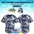 Durham Bulls 2026 Bull Sharks x Margaritaville Baseball Jersey