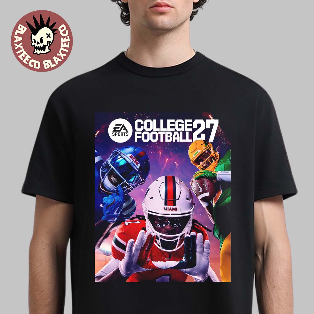 EA Sports College Football 27 Kewan Lacy Malachi Toney Danta Moore Cover Athletes T-Shirt