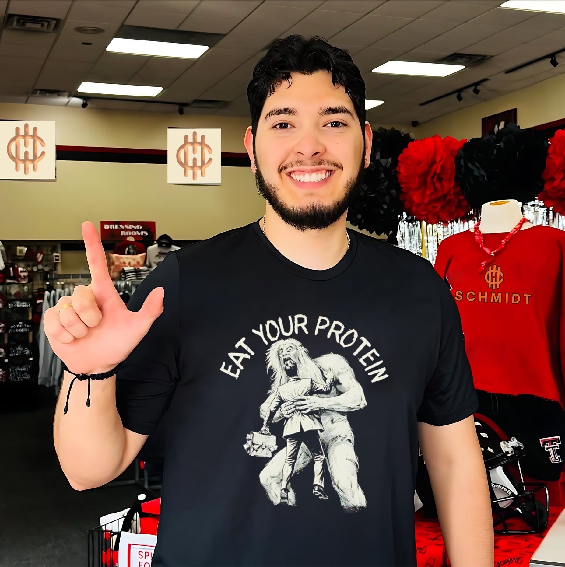 Eat your protein shirt