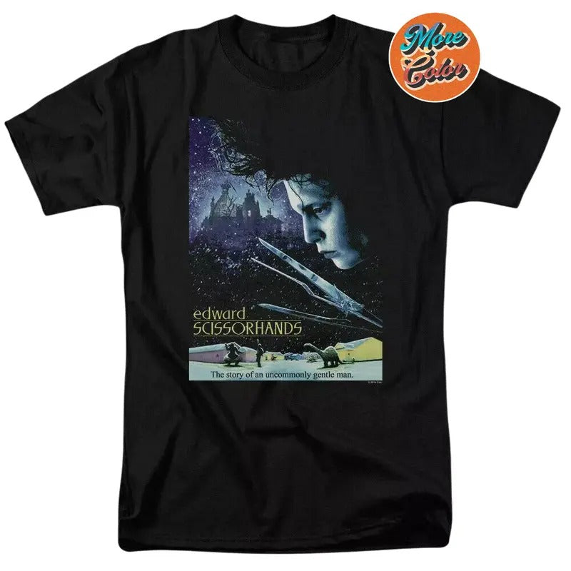 Edward Scissorhands 80s Movie Shirts Cotton Crew Neck Size S 3XL Menswear Top Womenswear Top Underwear Streetwear T-Shirts