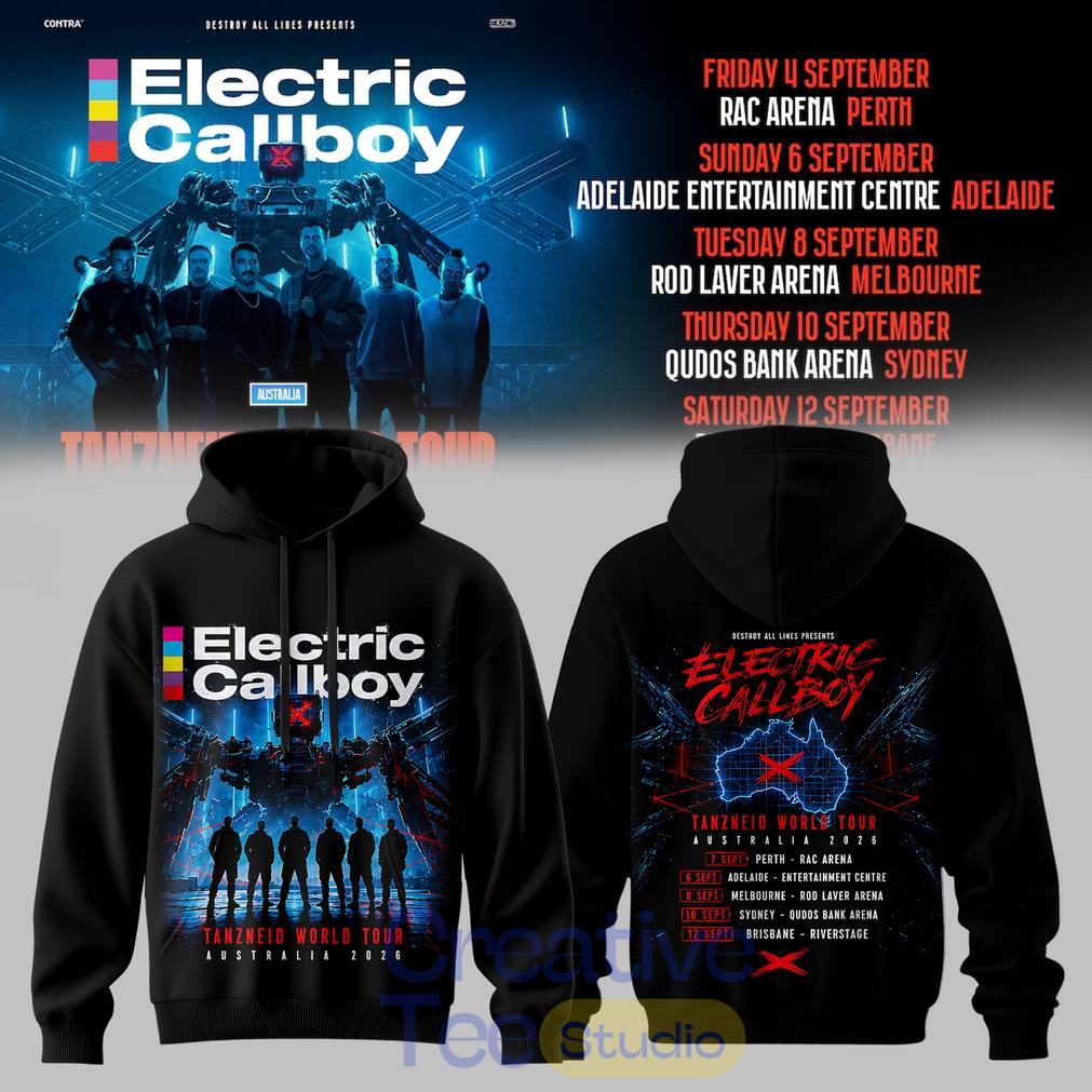 Electric Callboy TANZNEID World Tour 2026 Hoodie
