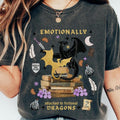 Emotionally Attached Dragons Shirt Fourth Wing Shirt Basgiath War Violet Sorrengail Bookish Xaden Riorson T-Shirts