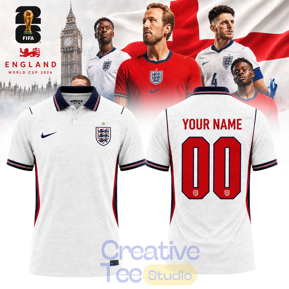England x World Cup 2026 Polo Shirt