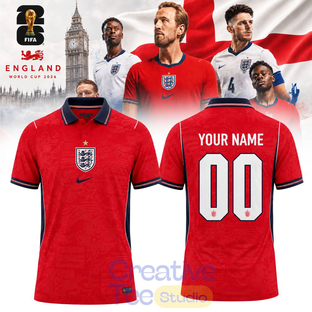 England x World Cup 2026 Polo Shirt