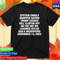 Epstein Emails Dropped Saying Donald Trump Sucked Bill Clinton Off Shirt