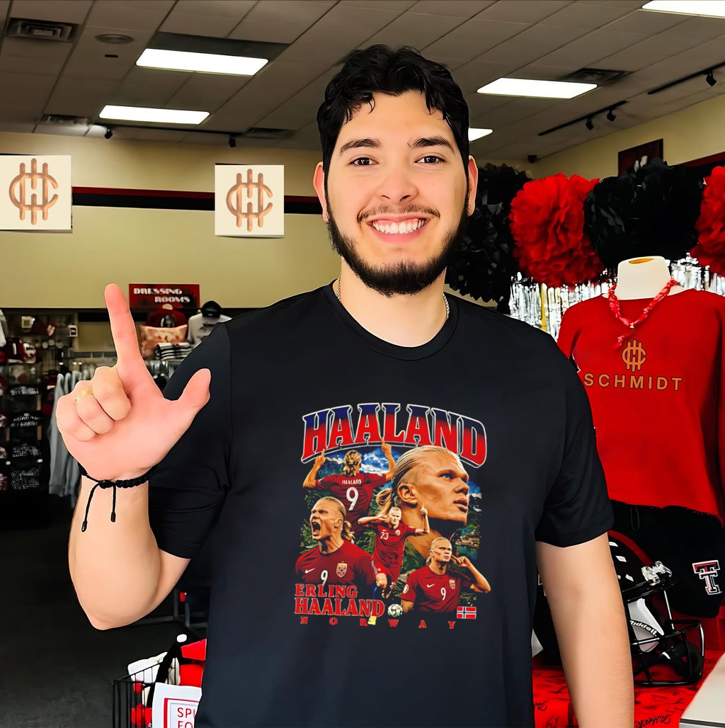 Erling Haaland Norway FC World Cup 2026 Collage shirt