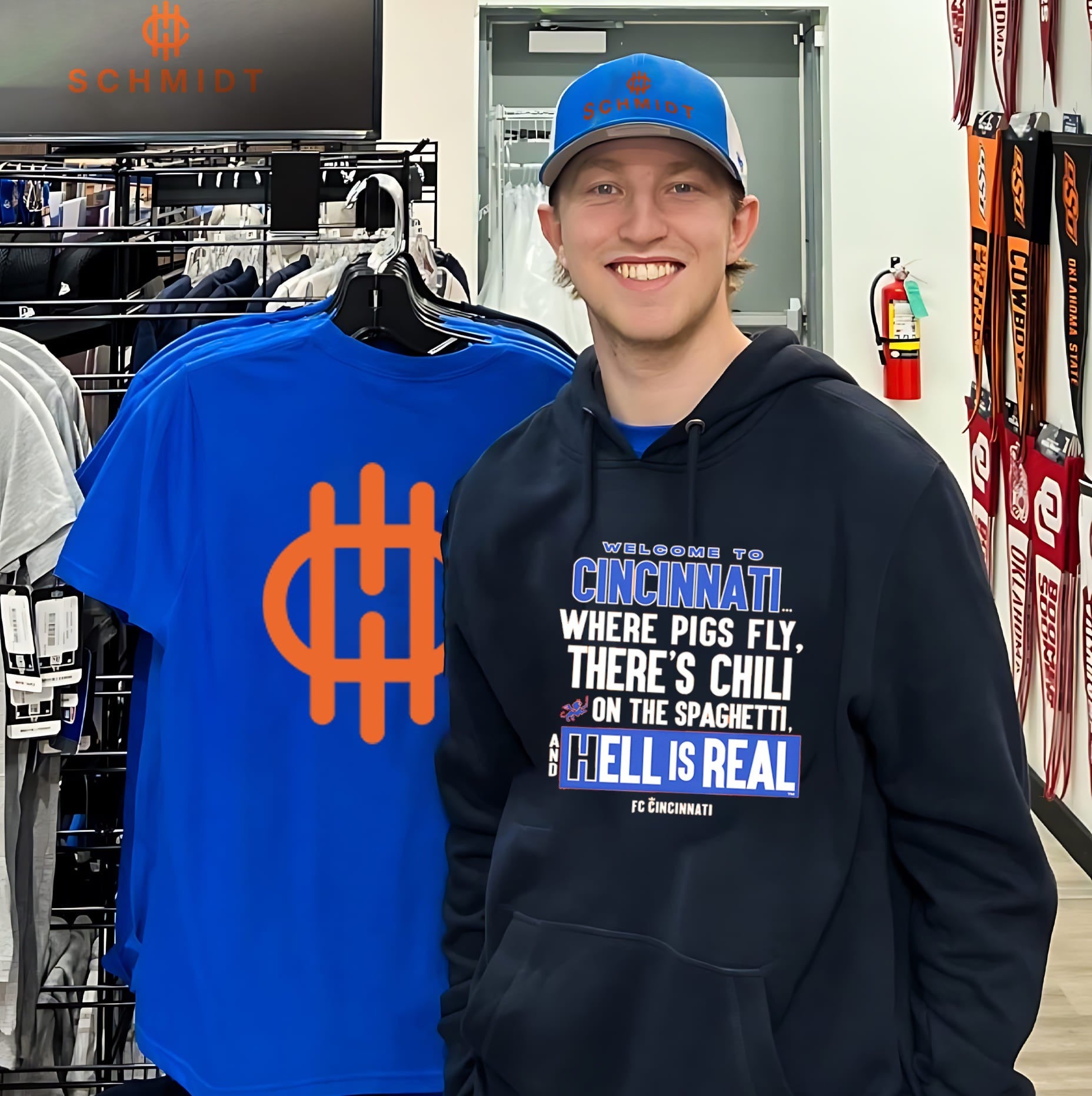 FC Cincinnati Welcome to Cincinnati Where Pigs Fly and Hell Is Real shirt