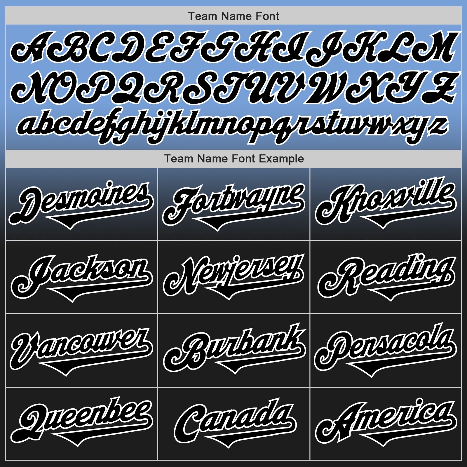 Custom Light Blue Black-White Authentic Fade Fashion Baseball Jersey