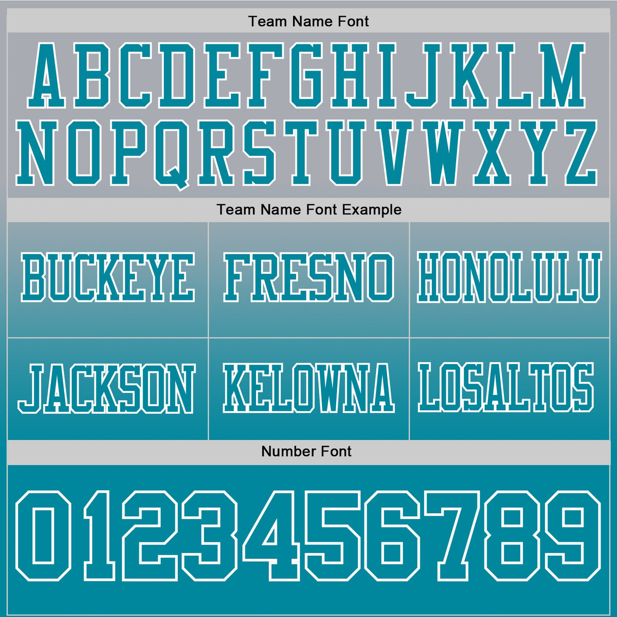 Custom Gray Teal-White Authentic Fade Fashion Football Jersey