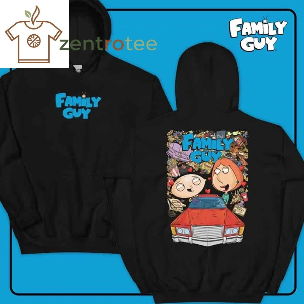 Family Guy Stewie and Lois Griffin Road Trip tee