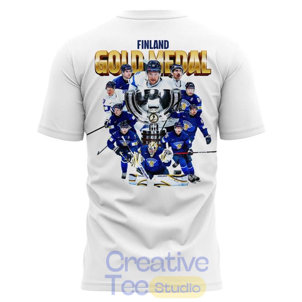 Finland 2026 IIHF Champions Leijonat Maailmanmestarit 2026 T-Shirt