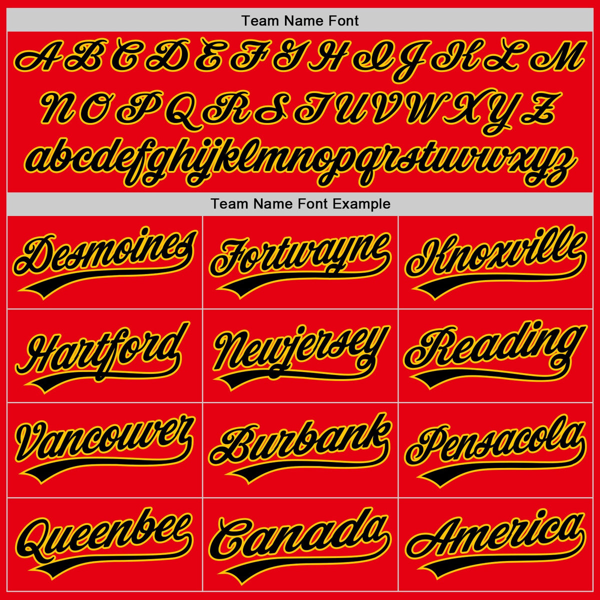 Custom Fire Red Black-Yellow Authentic Baseball Jersey