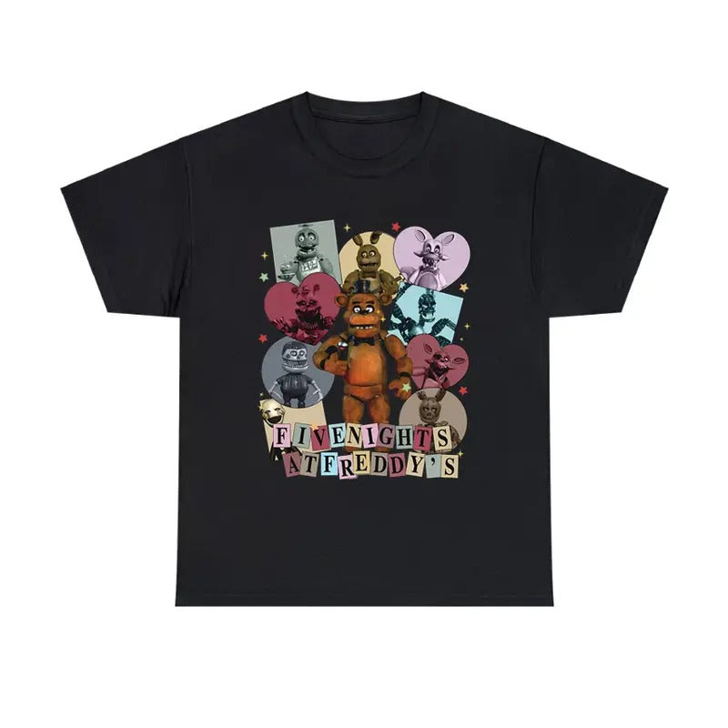 Five Nights Freddy'S Spooky Gamer Halloween Costume Cotton T-Shirts