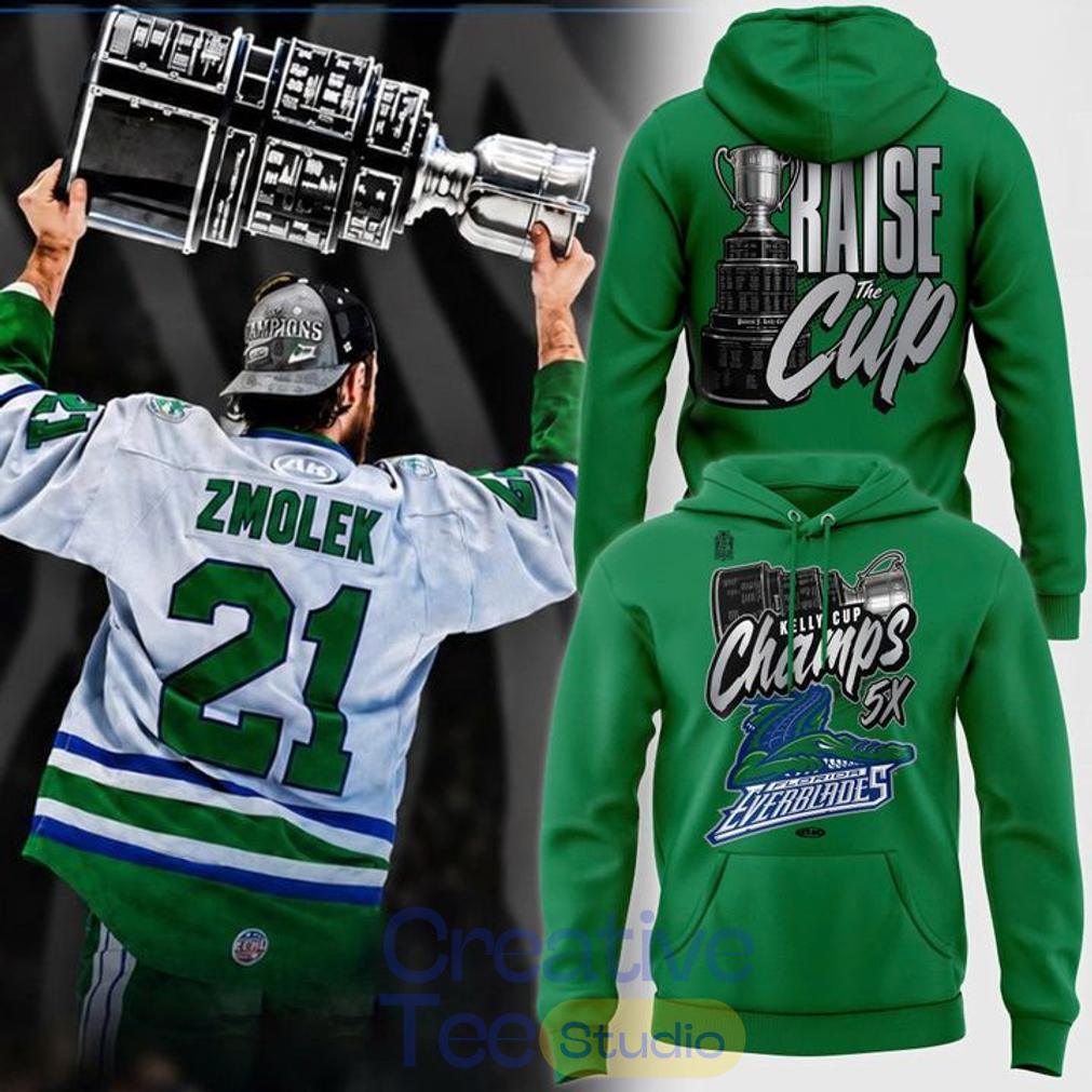 Florida Everblades Kelly Cup Champions 5X Championship Hoodie