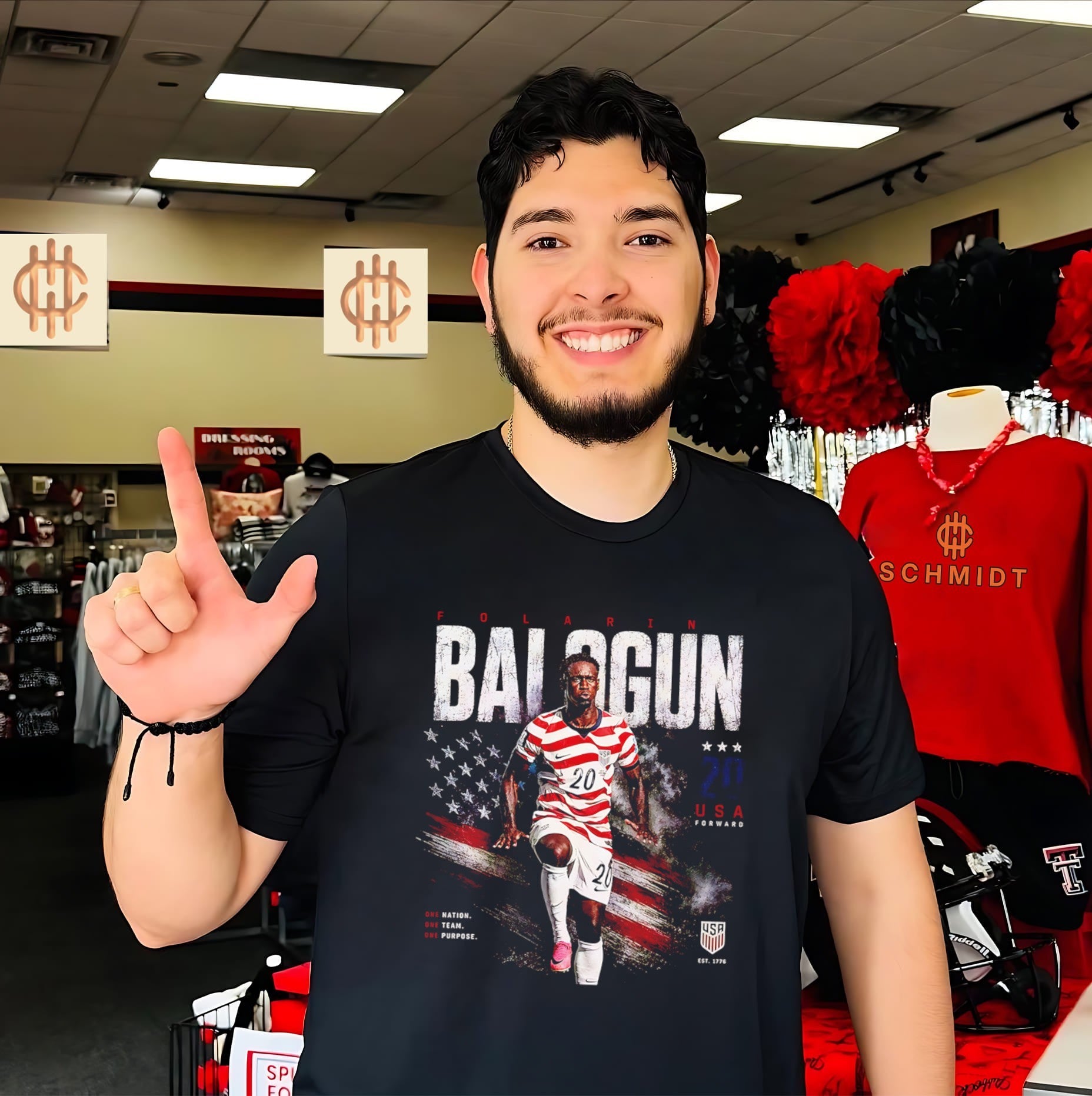 Folarin Balogun United States Men’s National Soccer Team shirt