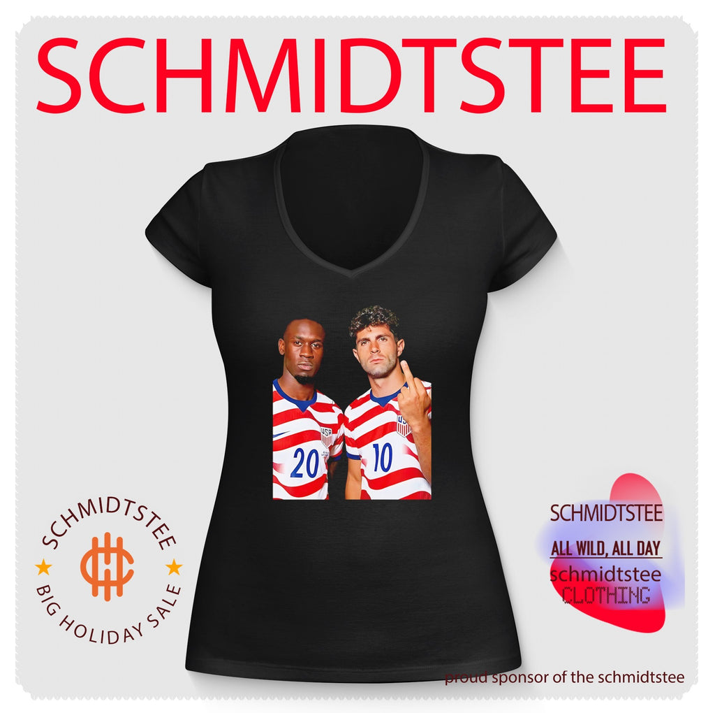 Folarin Balogun and Christian Pulisic United States National Football middle finger shirt