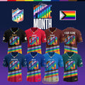 Football All Teams x Happy Pride Month Custom Jersey