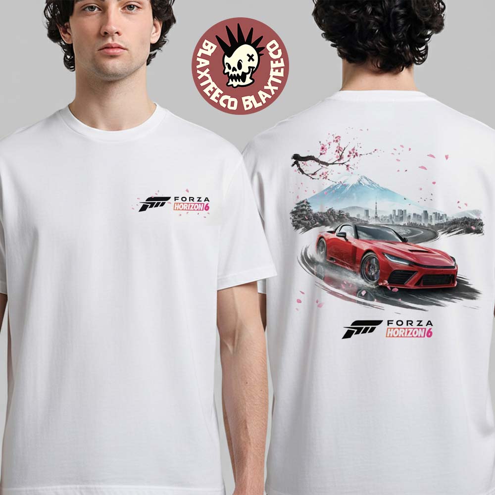 Forza Horizon 6 Official Cover Art Merch Two Sided T-Shirt