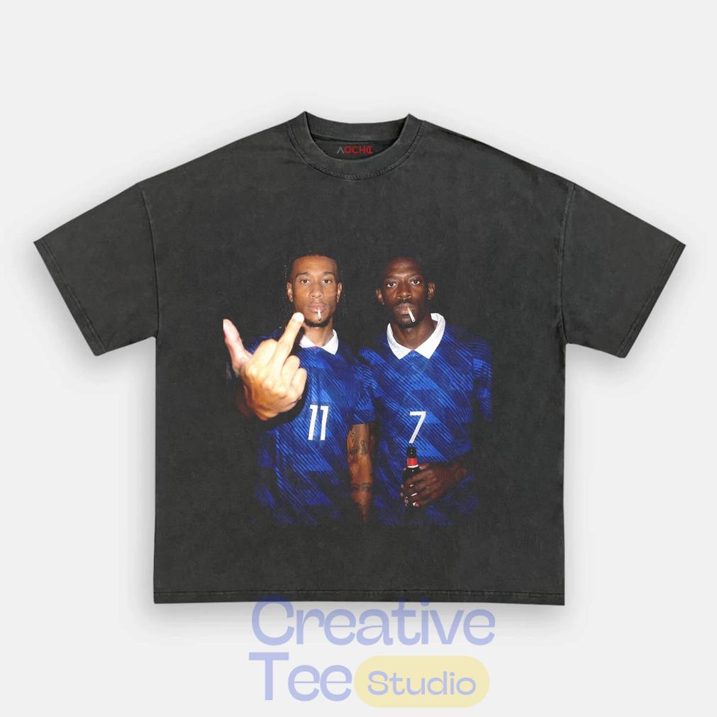 France National Team Olise x Dembele Drunk Smoke T-Shirt