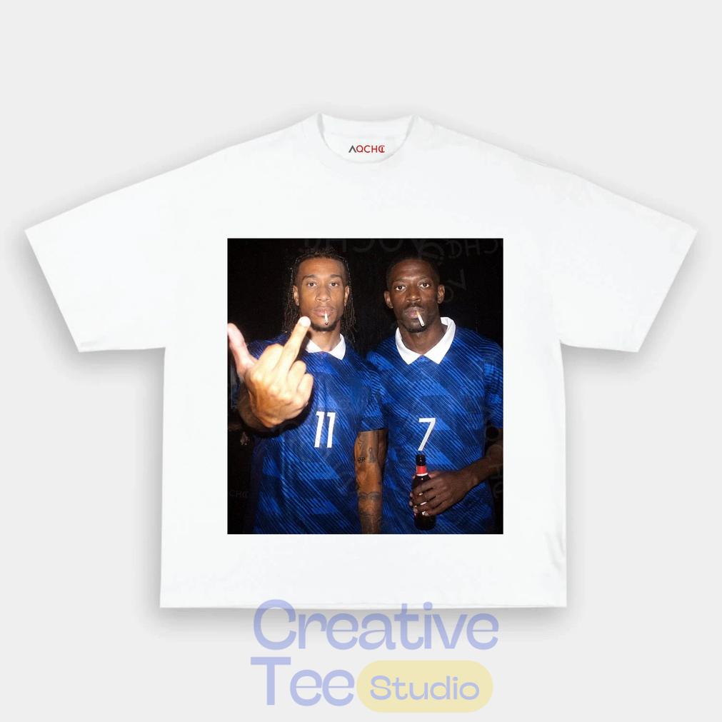 France National Team Olise x Dembele Drunk Smoke T-Shirt