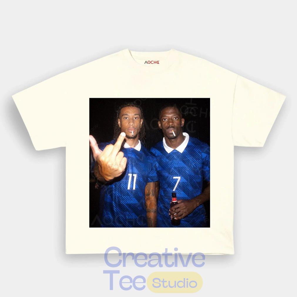 France National Team Olise x Dembele Drunk Smoke T-Shirt