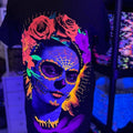 Frida Catrina Doble Vista Casual Cotton Black T-Shirts