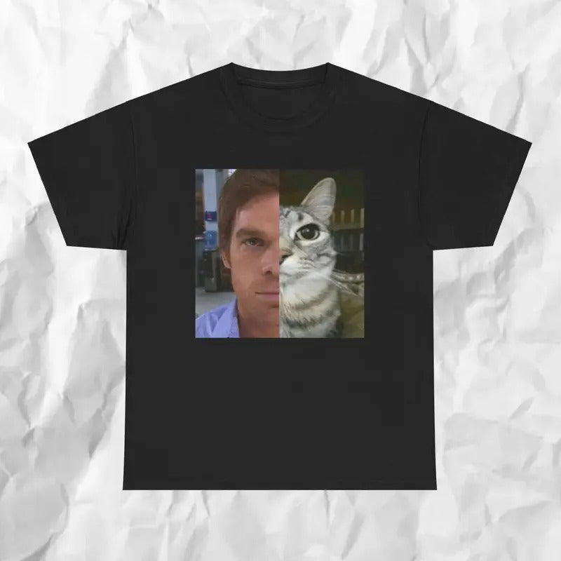 Funny Cat Meme Shirt Heavy Cotton TV Show Fan T-Shirts
