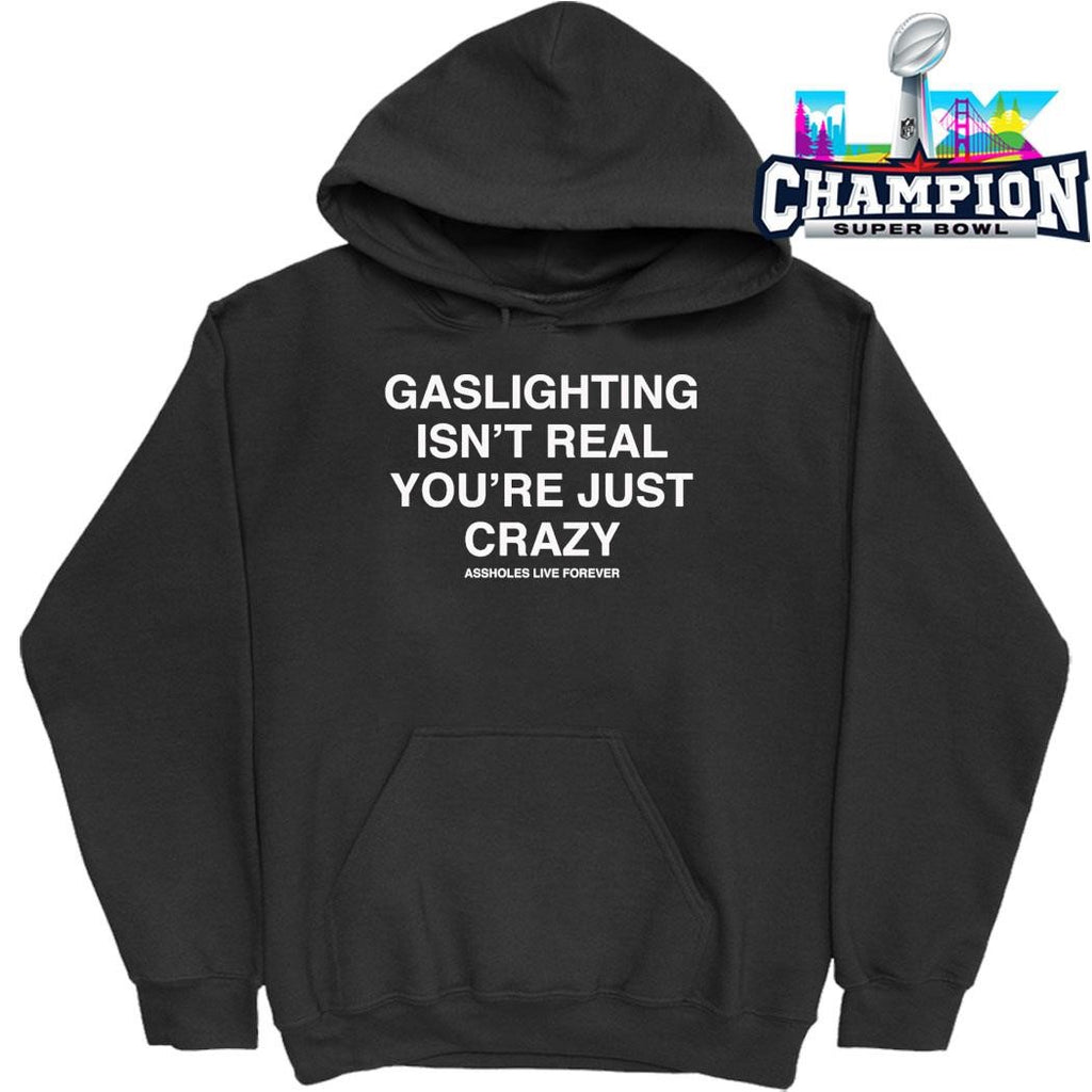 Gaslighting Isn’t Real You’re Just Crazy Shirt