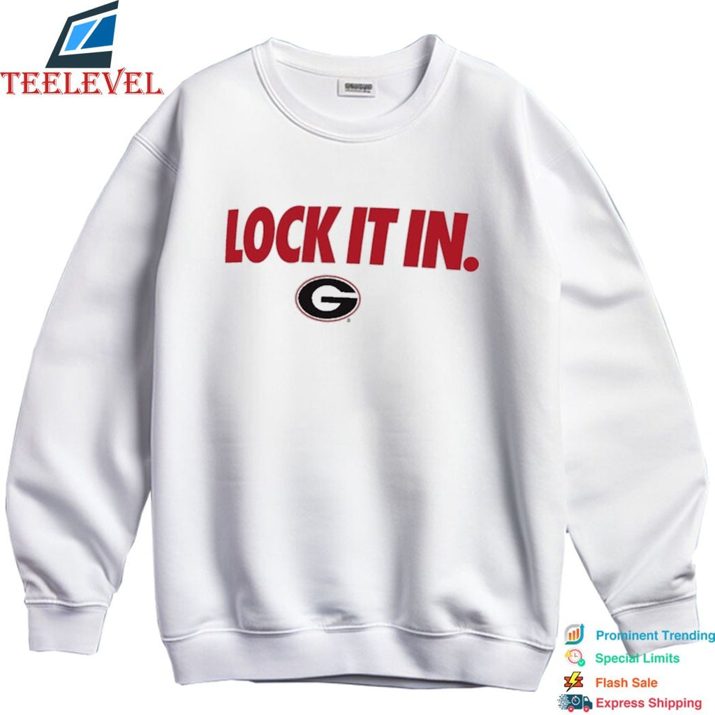 Georgia Bulldogs Lock It In  T-Shirts