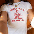 Will Be Shirt Funny Y2k Baby Smashing Patriarchy Shirt Unhinged Feminist Shirt Subtle Feminism BabyTee Cotton T-Shirts