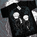 Gojo S 4XL Satoru Megumi Jujutsu Kaisen Yuji Sukuna Anime Black Shirt S 4XL T-Shirts