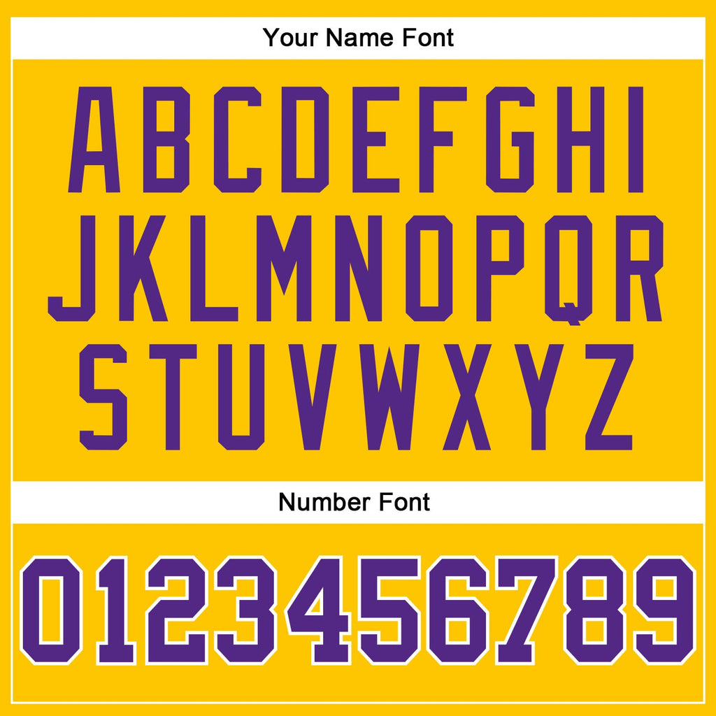 Custom Gold White Pinstripe Purple Authentic Basketball Jersey