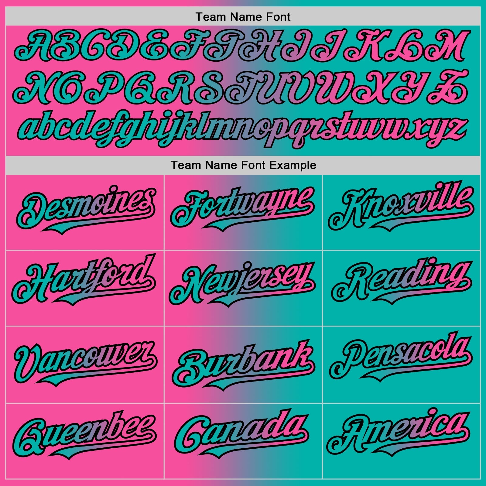 Custom Aqua Pink-Black Authentic Gradient Fashion Baseball Jersey