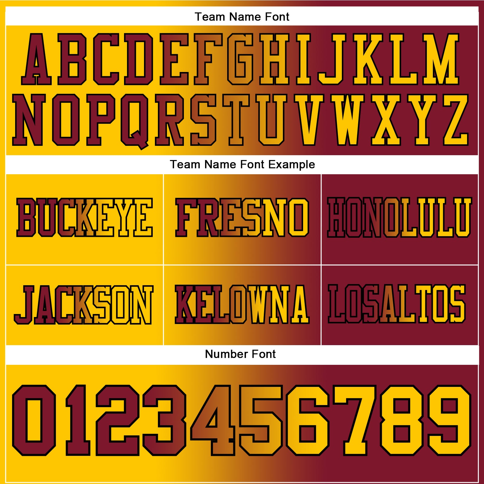 Custom Crimson Yellow-Black Authentic Gradient Fashion Football Jersey
