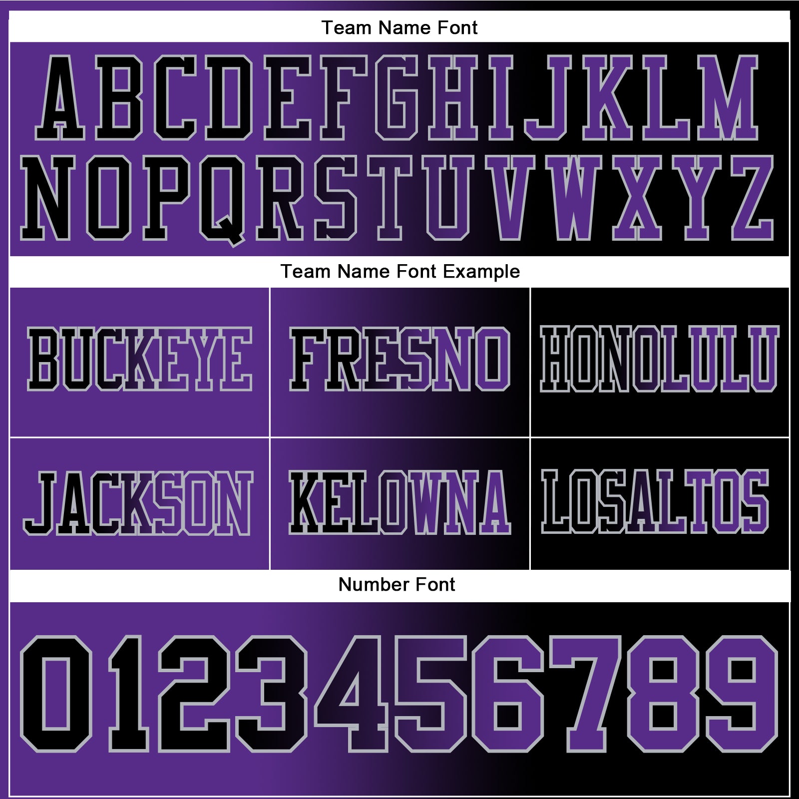 Custom Black Purple-Gray Authentic Gradient Fashion Football Jersey
