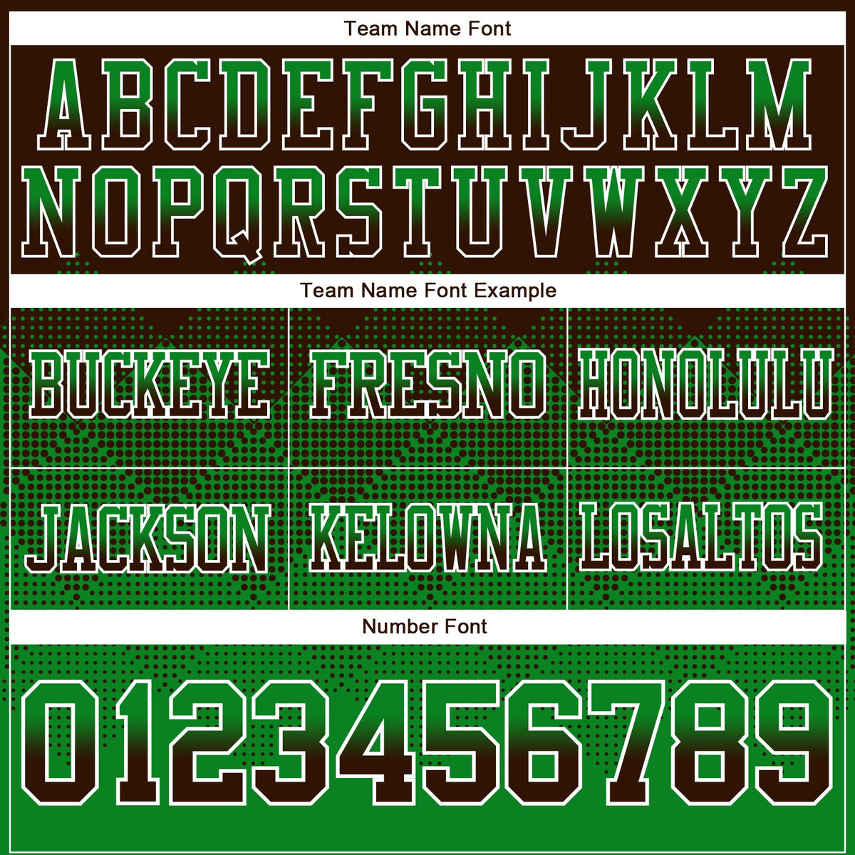 Custom Brown Grass Green-White Authentic Gradient Square Shape Flag Football Jersey