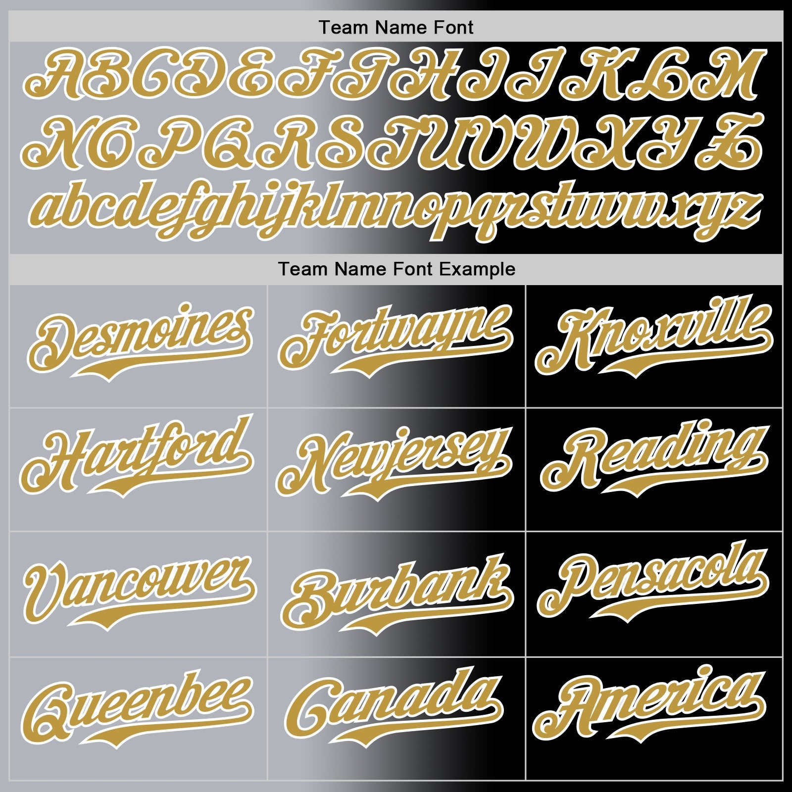 Custom Black Old Gold Gray-White Authentic Gradient Fashion Baseball Jersey
