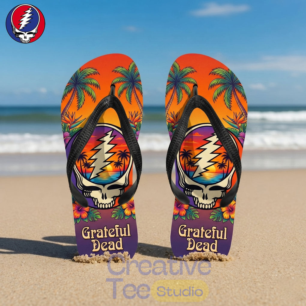 Grateful Dead Premium Summer Flip Flop