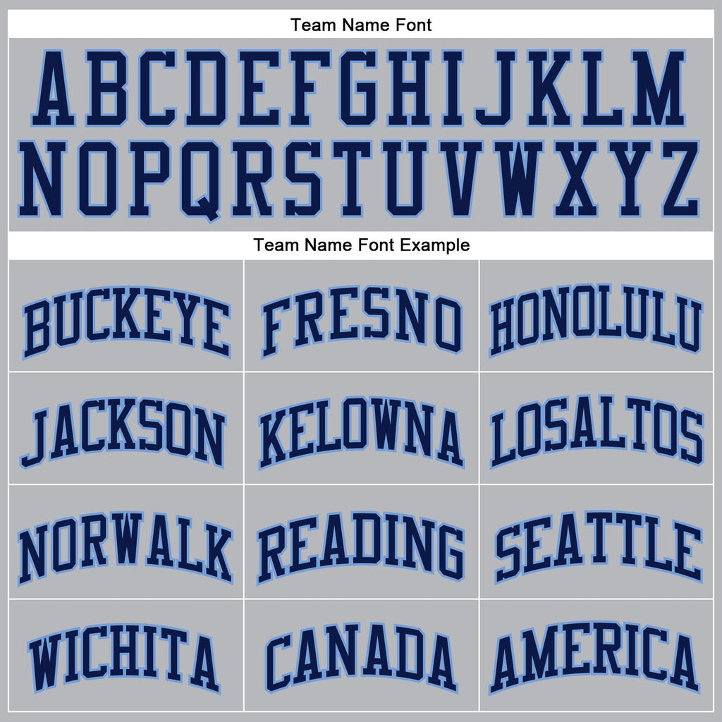 Custom Gray Navy Pinstripe Navy-Light Blue Authentic Basketball Jersey