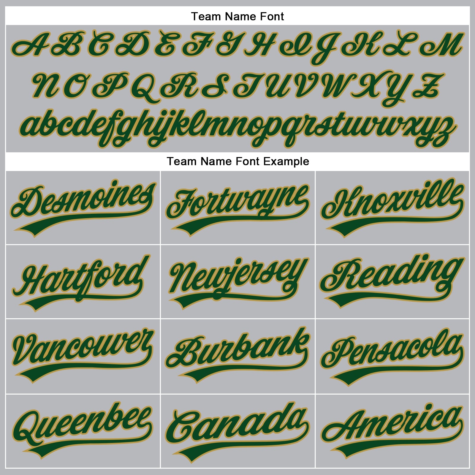 Custom Gray Green Pinstripe Old Gold Authentic Baseball Jersey
