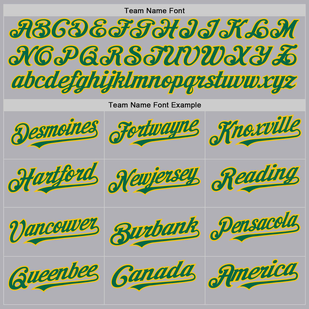 Custom Gray Kelly Green-Yellow Mesh Authentic Throwback Baseball Jersey