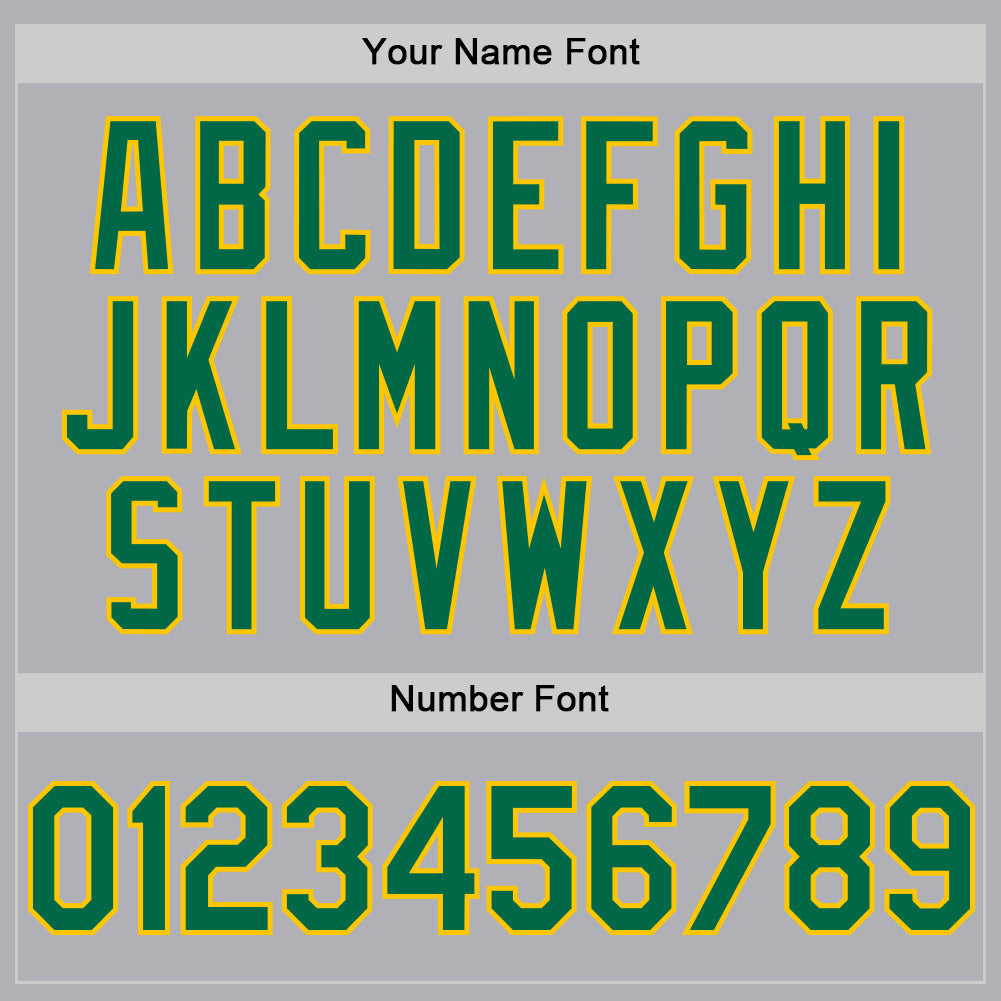 Custom Gray Kelly Green-Yellow Mesh Authentic Throwback Baseball Jersey
